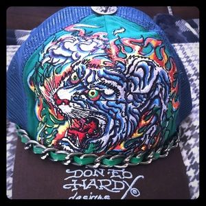 Don Ed Hardy hat. Tiger. Adjustable